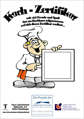 Abbildung vom „Koch-Zertifikat“