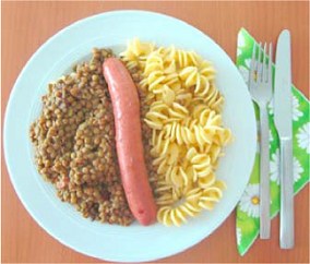 Abbildung vom Rezept »Linsen und Spätzle«