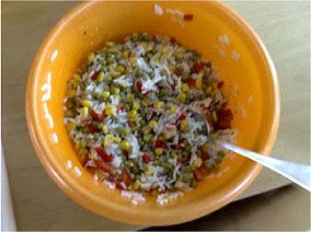Abbildung vom Rezept »Reissalat«