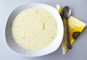 Abbildung vom Rezept »Spargelcremesuppe mit Frischkäse«